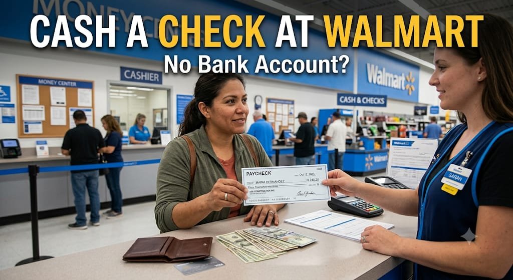 Cash a Check at Walmart Without a Bank Account