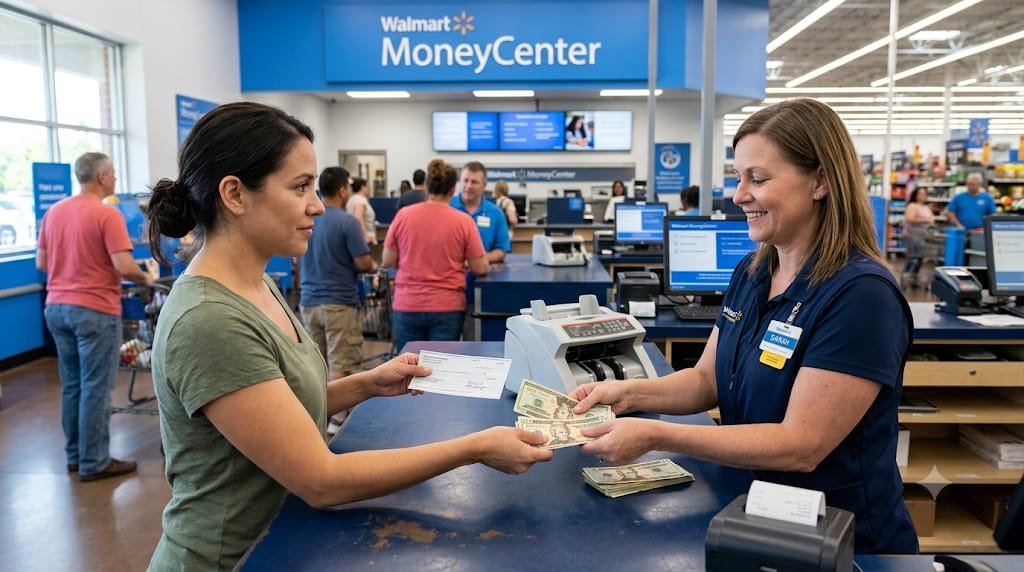 Cash a Check at Walmart Without a Bank Account